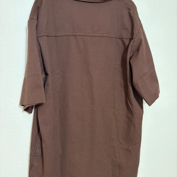 Brown Denim Dress - Picture 4 of 5